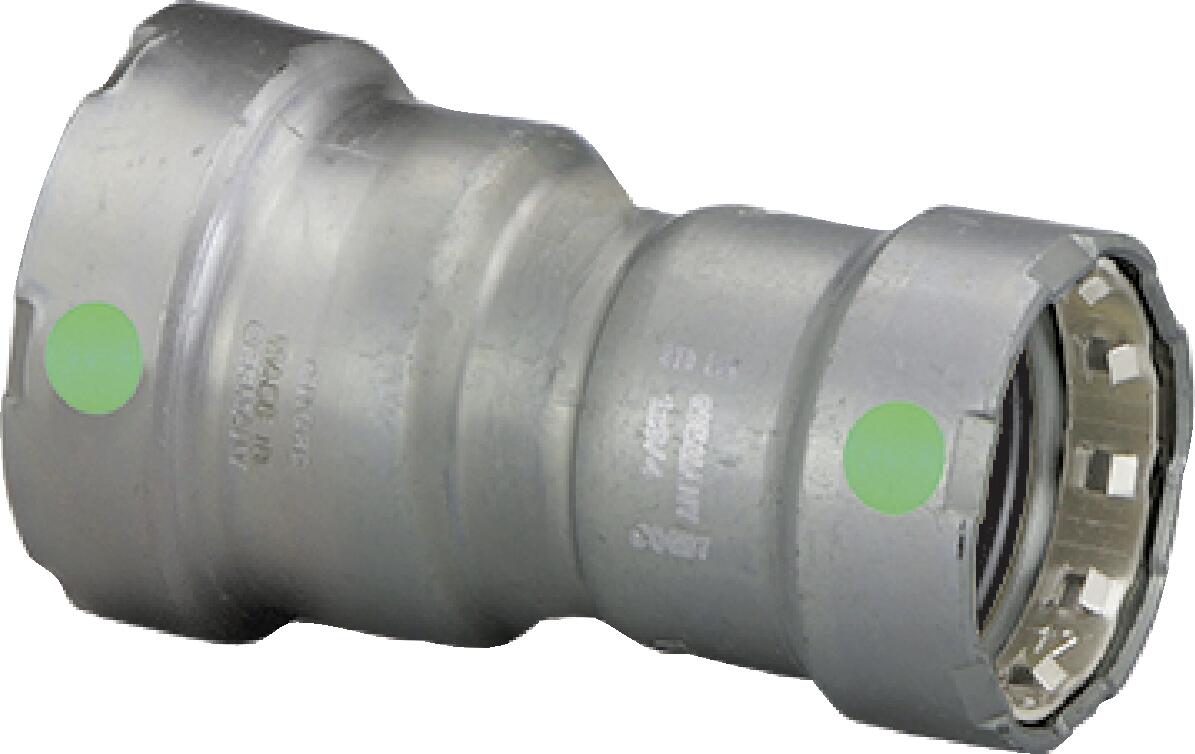 Viega Megapress Reducer Carbon Steel Zinc – Nickel Coating – 11/2 × 11/4 | Viega MegaPress System (SKU: 25955)