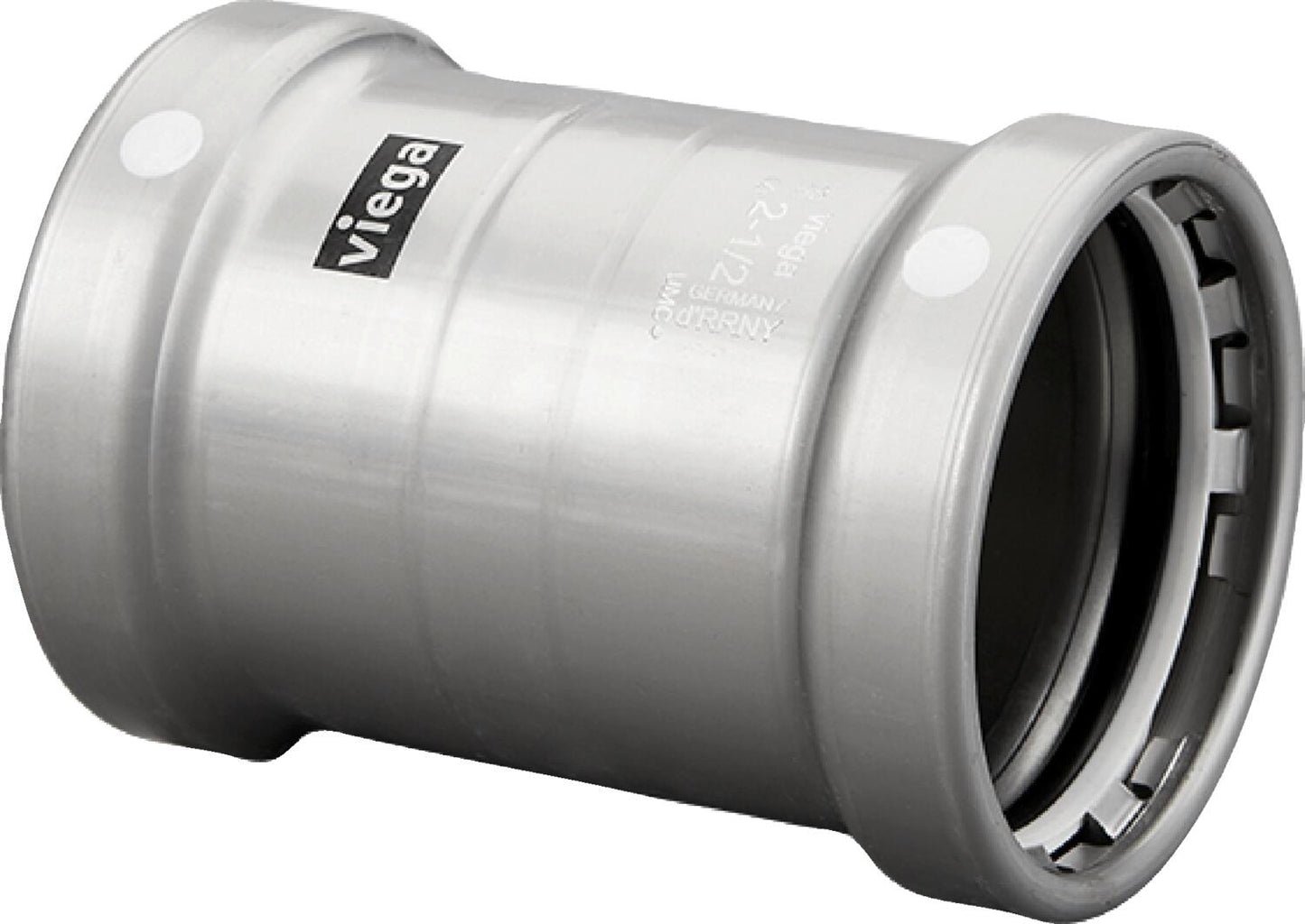 Viega Megapress Coupling Carbon Steel Zinc – Nickel Coating – 4 × 4 | Viega MegaPress System (SKU: 26695)