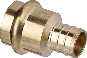 Viega Pureflow Crimp Transition Coupling Bronze Crimp: 1 – P: 1 × 1 – P: 1 – P: 1 × 1" | Viega ProPress System (SKU: 44370)