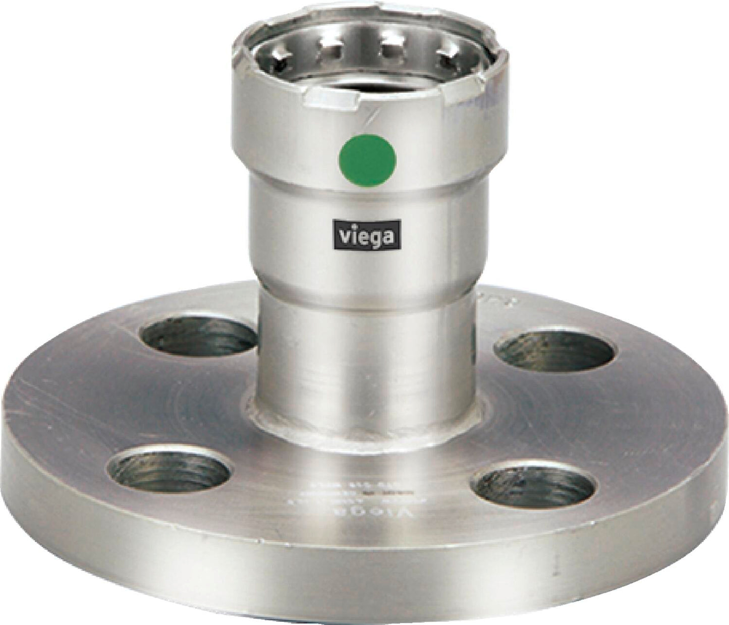 Viega Megapress Flange 316 Stainless Steel Bolt Pattern: 4 Bolt Pattern Diameter: 37/8 – 11/2 | Viega MegaPress System (SKU: 90455)