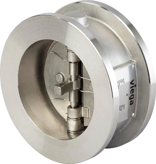 Viega Megapress 316 Wafer Check Valve, Stainless Steel 316, P1: 4; P2: 4 - Innoflo Solutions Inc.