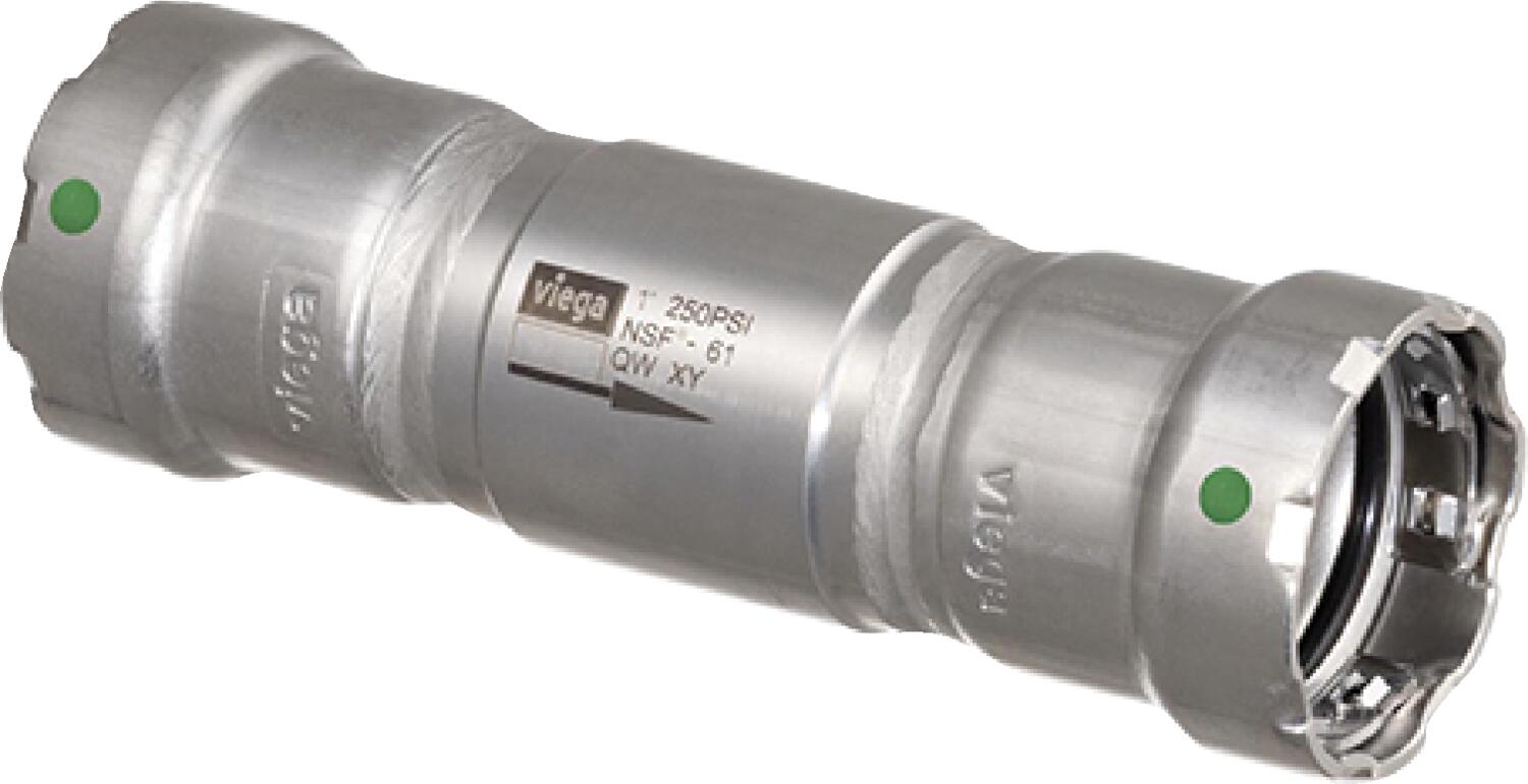 Viega Megapress 316 Check Valve Stainless Steel 316 – 1 × 1 | Viega MegaPress System (SKU: 29060)