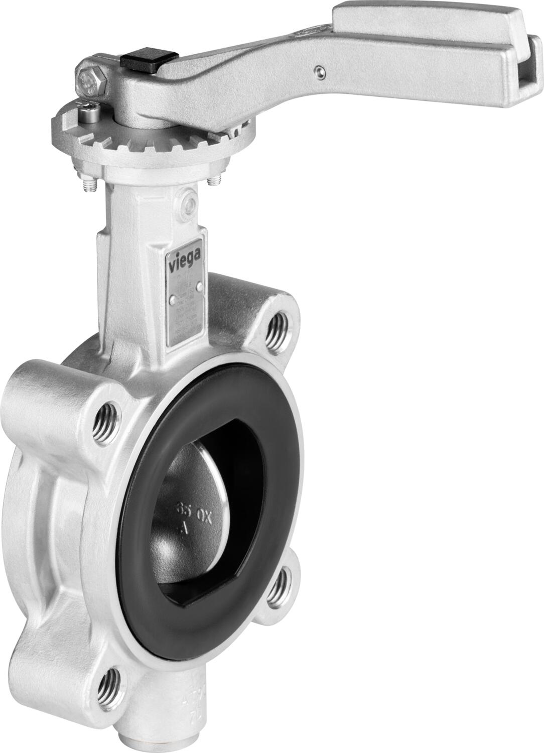 Viega Megapress 316 Butterfly Valve, Stainless Steel 316, D: 3; Bolt Pattern: 4 - Innoflo Solutions Inc.
