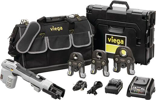 Pressgun 6 Standard Press Tool Kit, Various, Press Jaws: Viega Megapress; For D: 1/2" – 2 | Viega MegaPress System (SKU: 56390)