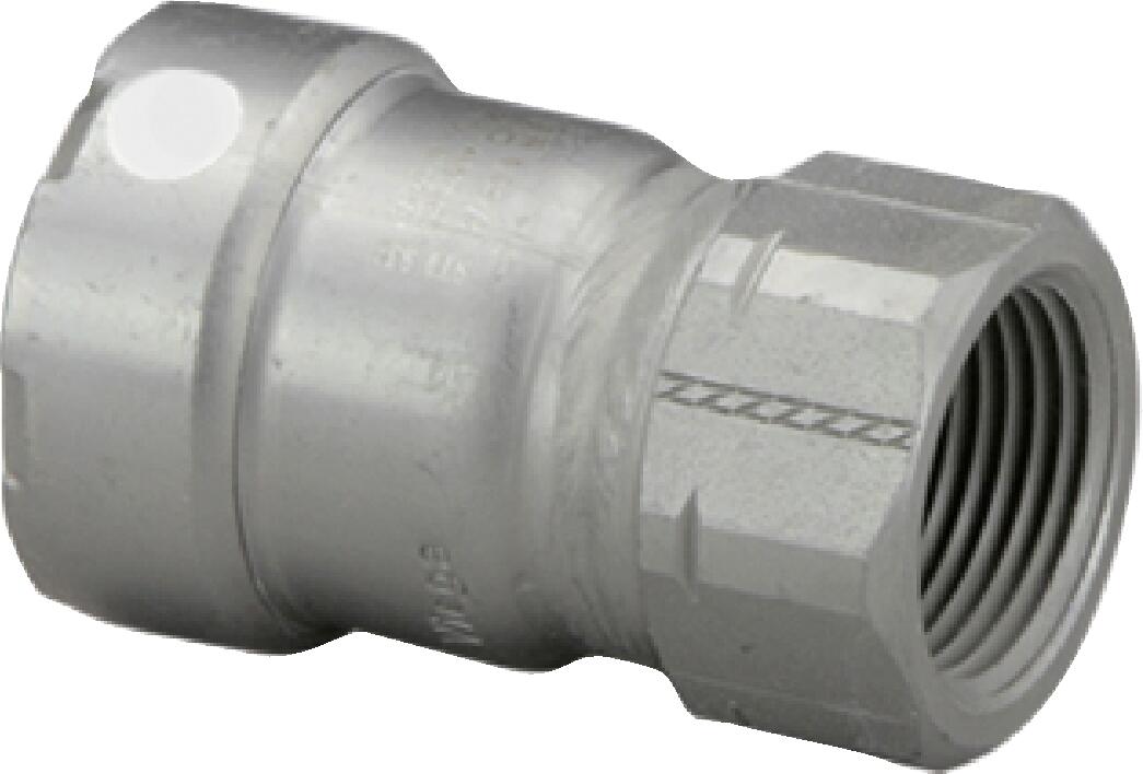 Viega Megapress Adapter Carbon Steel Zinc – Nickel Coating Fpt: 1/2" – 3/4" | Viega MegaPress System (SKU: 84750)