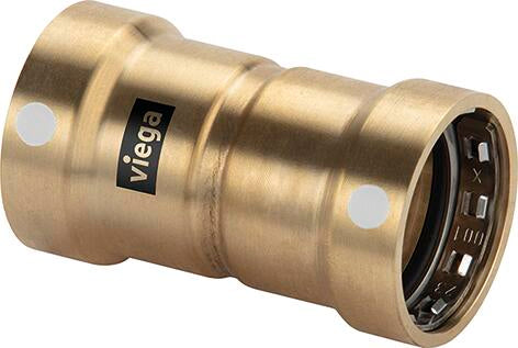 Viega Megapress Fkm Transition Coupling Bronze – 2 × 2 | Viega MegaPress System (SKU: 76570)
