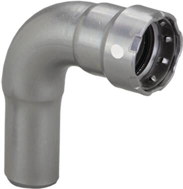 Viega Megapress 90° Street Elbow Carbon Steel Zinc – Nickel Coating Ftg (ips): 1/2" – 1/2" | Viega MegaPress System (SKU: 84875)