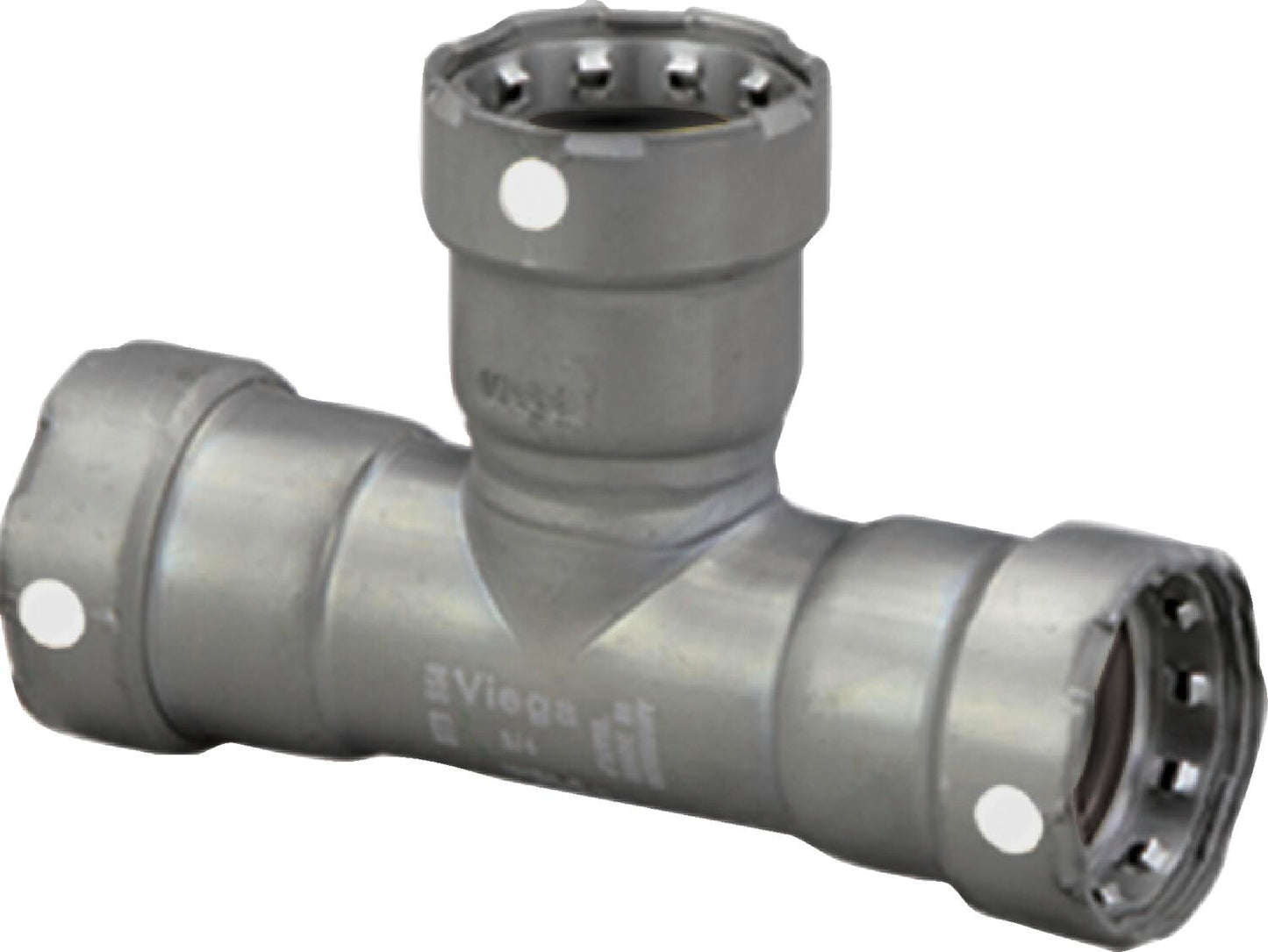 Viega Megapress Tee Carbon Steel Zinc – Nickel Coating – 11/2 × 11/2 × 11/2 | Viega MegaPress System (SKU: 84400)