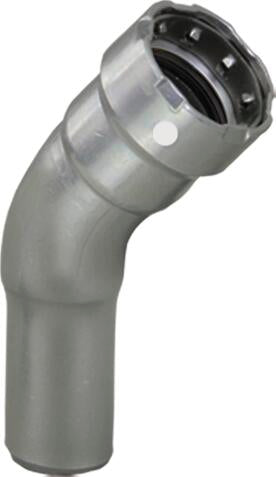 Viega Megapress 45° Street Elbow Carbon Steel Zinc – Nickel Coating Ftg (ips): 11/4 – 11/4 | Viega MegaPress System (SKU: 84920)