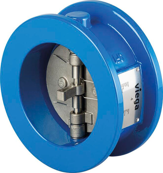 Viega Megapress Fkm Wafer Check Valve, Ductile Iron, Epoxy Powder-coated, P1: 4; P2: 4 - Innoflo Solutions Inc.