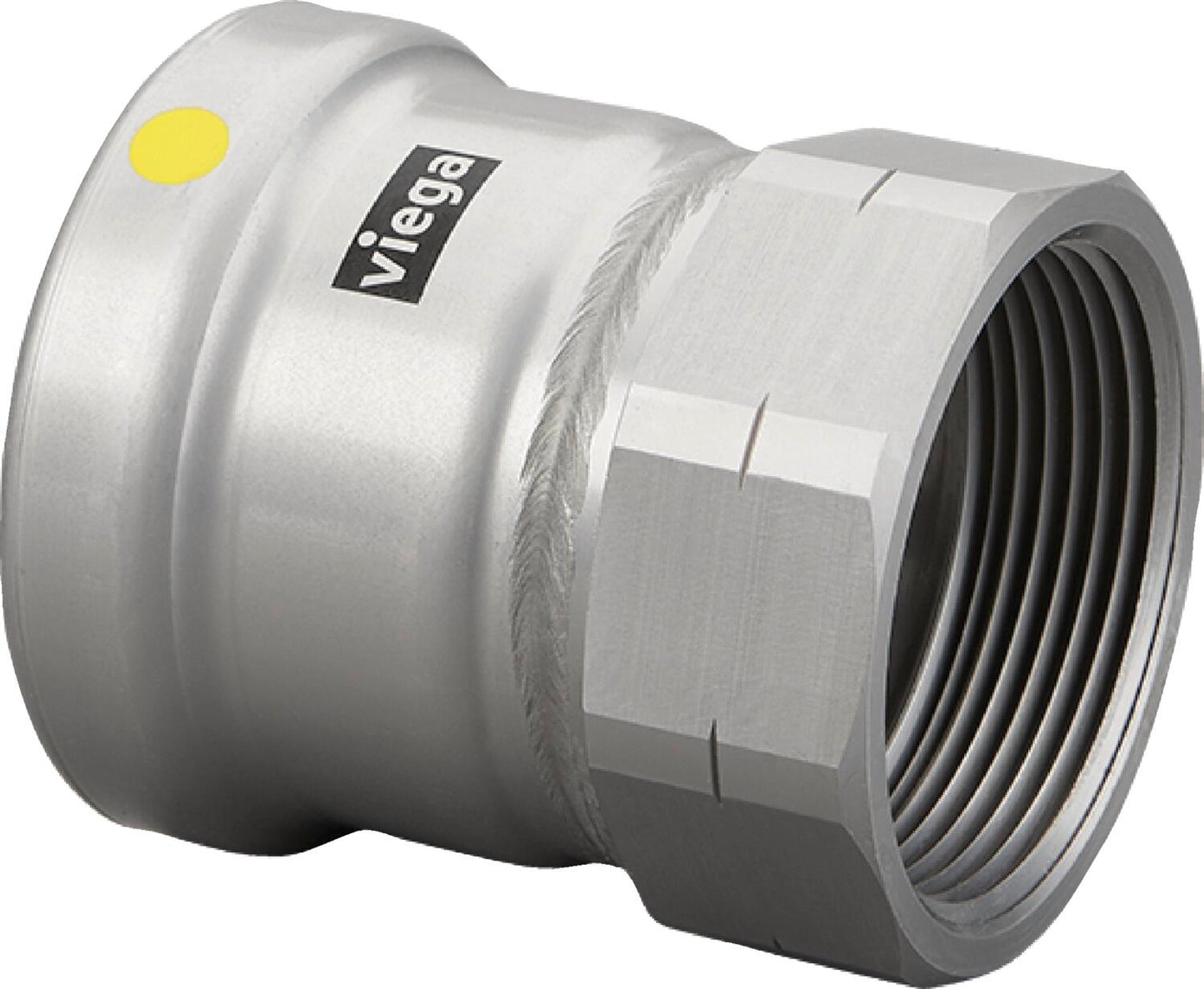 Viega Megapressg Adapter Carbon Steel Zinc – Nickel Coating Fpt: 21/2 – 21/2 | Viega MegaPressG System (SKU: 28755)