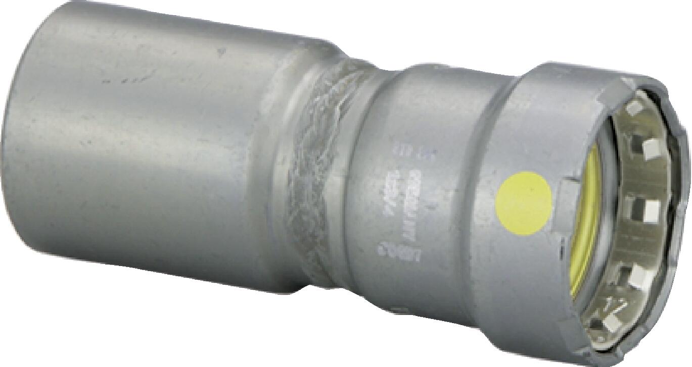 Viega Megapressg Reducer Carbon Steel Zinc – Nickel Coating Ftg (ips): 2 – 11/2 | Viega MegaPressG System (SKU: 26046)