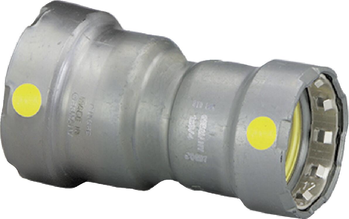 Viega Megapressg Reducer Carbon Steel Zinc – Nickel Coating – 2 × 11/2 | Viega MegaPressG System (SKU: 25966)