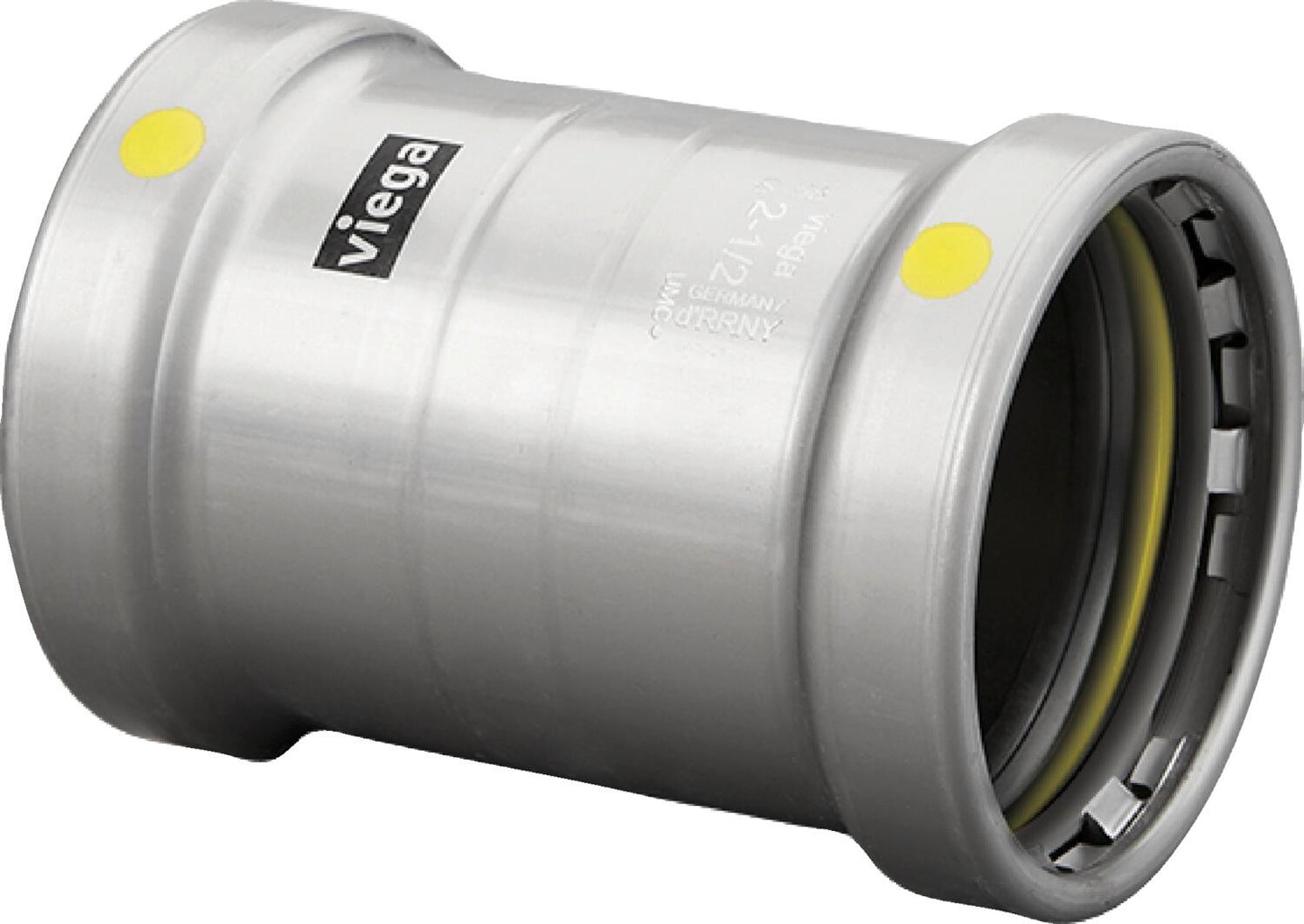 Viega Megapressg Coupling Carbon Steel Zinc – Nickel Coating – 3 × 3 | Viega MegaPressG System (SKU: 28790)