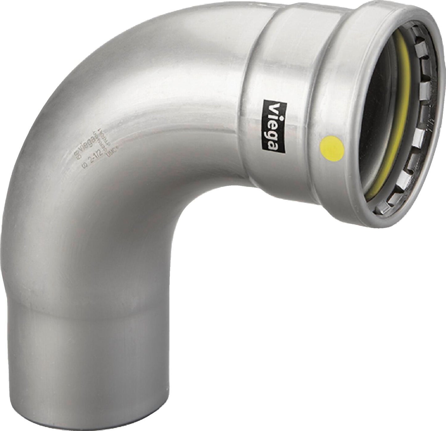Viega Megapressg 90° Street Elbow Carbon Steel Zinc – Nickel Coating Ftg (ips): 21/2 – 21/2 | Viega MegaPressG System (SKU: 28615)
