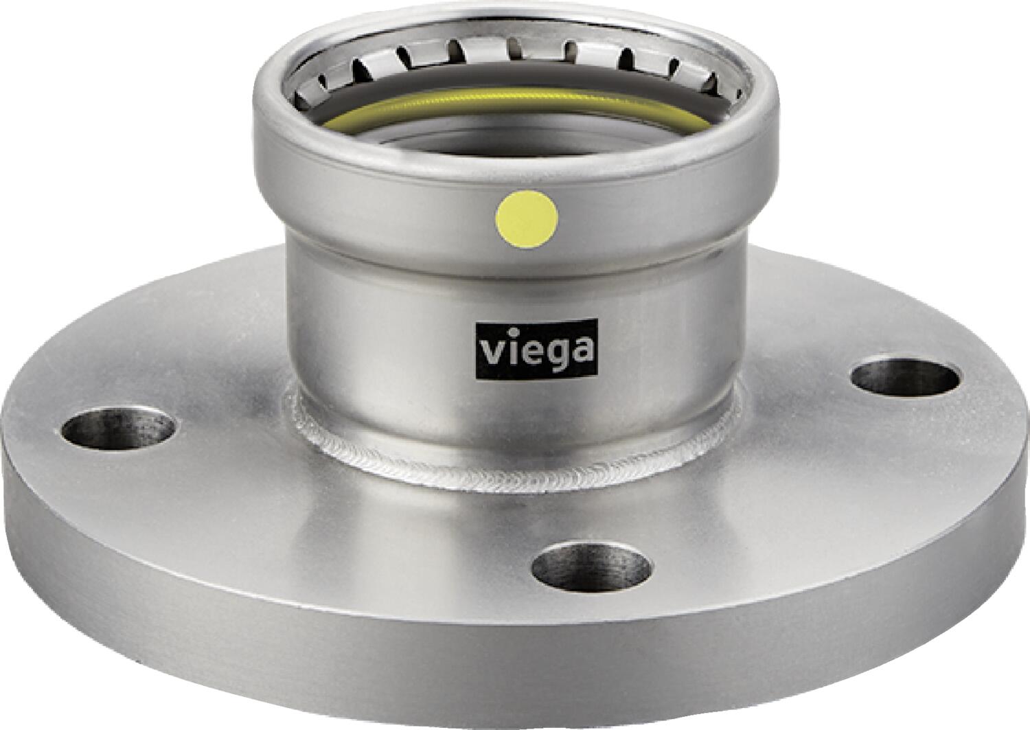Viega Megapressg Flange Carbon Steel Zinc – Nickel Coating Bolt Pattern: 4 Bolt Pattern Diameter: 51/2 – 21/2 | Viega MegaPressG System (SKU: 28875)