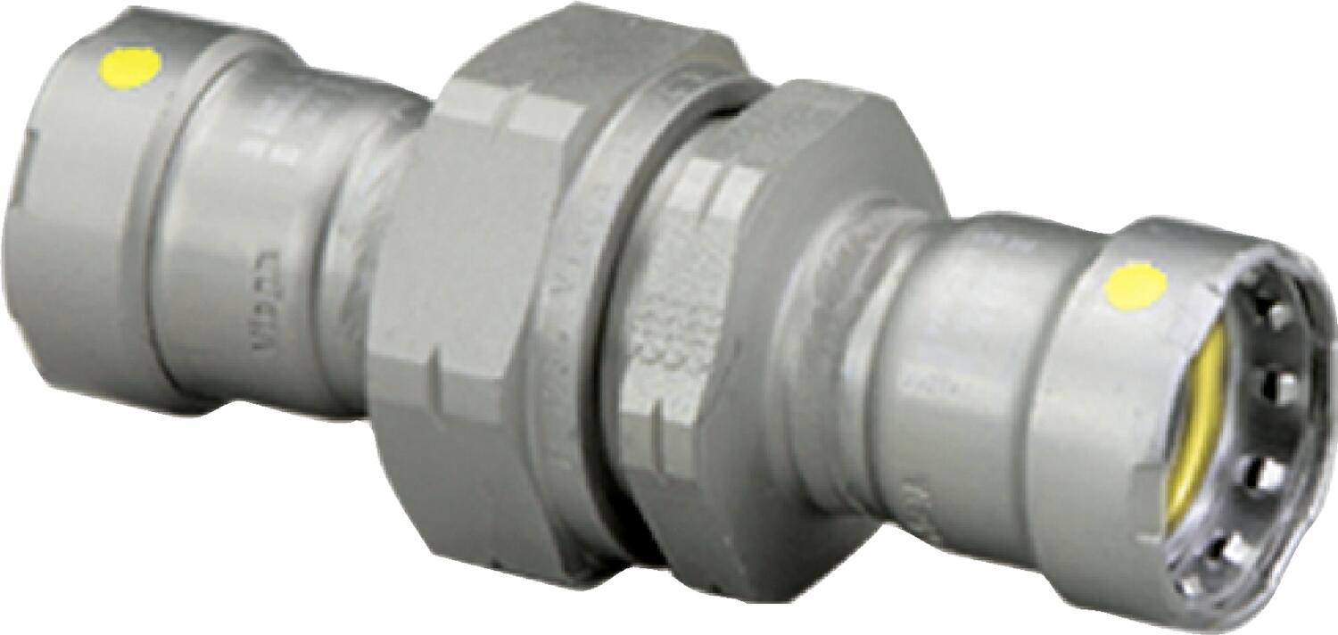 Viega Megapressg Union Carbon Steel Zinc – Nickel Coating – 2 × 2 | Viega MegaPressG System (SKU: 25726)