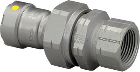 Viega Megapressg Union Carbon Steel Zinc – Nickel Coating Fpt: 11/4 – 11/4 | Viega MegaPressG System (SKU: 25666)