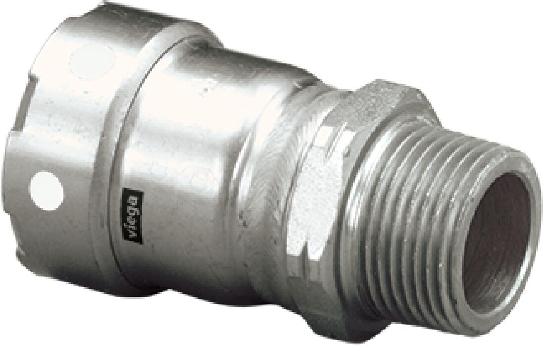 Viega Megapress Adapter 316 Stainless Steel Mpt: 2 – 2 | Viega MegaPress System (SKU: 91235)