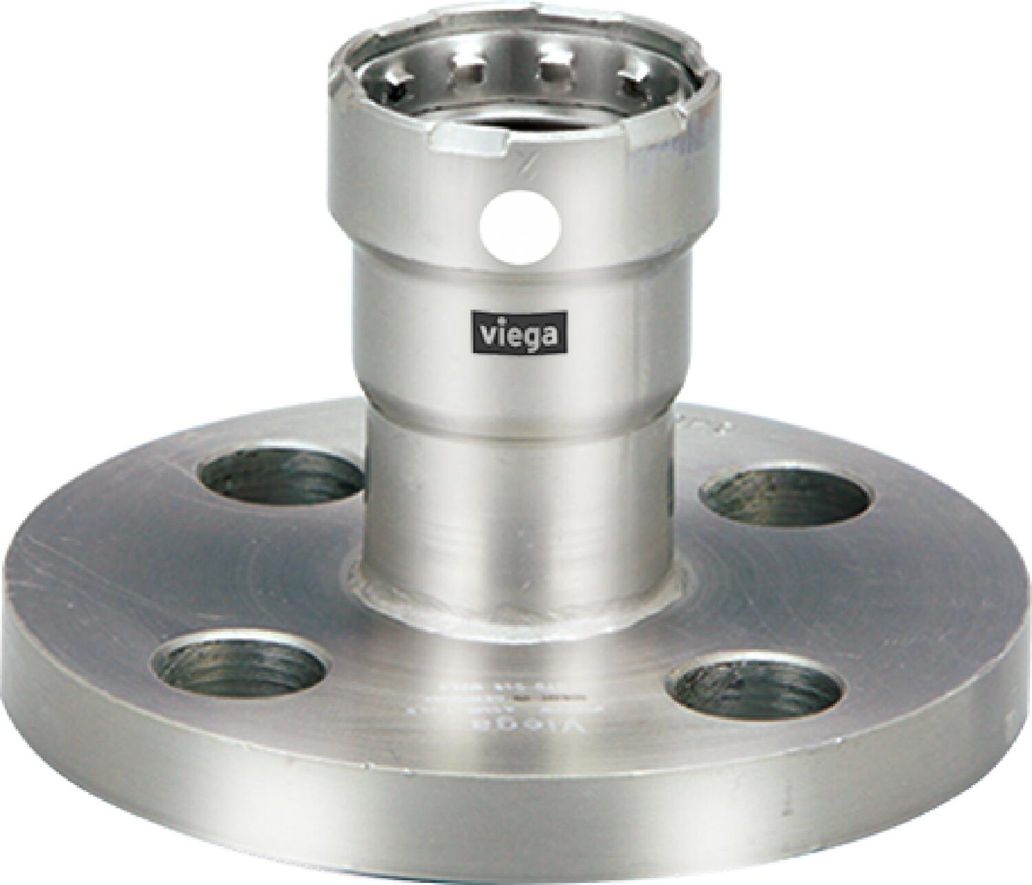 Viega Megapress Flange 316 Stainless Steel Bolt Pattern: 4 Bolt Pattern Diameter: 37/8 – 11/4 | Viega MegaPress System (SKU: 91190)