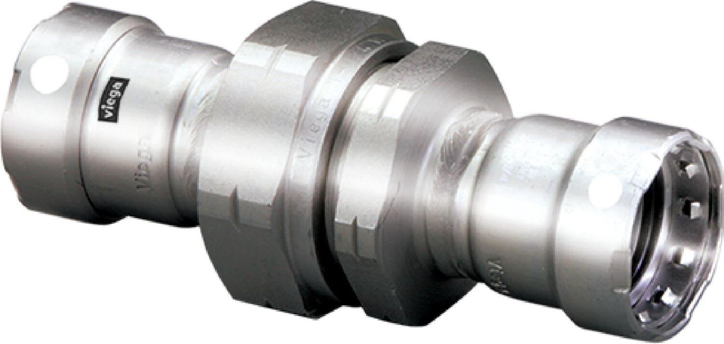 Viega Megapress Union 316 Stainless Steel – 1/2" × 1/2" | Viega MegaPress System (SKU: 91925)