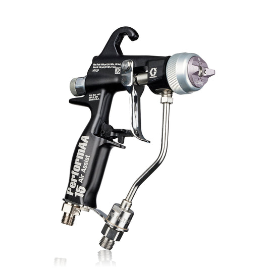 GRACO PerformAA 1500 Air Assist Gun with Low Viscosity Air Cap, Light Trigger Pull, and Fluid Swivel (Part No. 26B505)