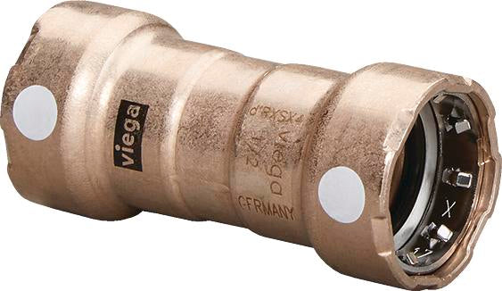 Viega Megapress Coupling Cunife 90/10" – 11/4 × 11/4 | Viega SeaPress System (SKU: 88395)