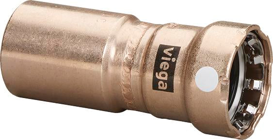 Viega Megapress Reducer Cunife 90/10" Ftg (ips): 2 – 11/4 | Viega SeaPress System (SKU: 88580)