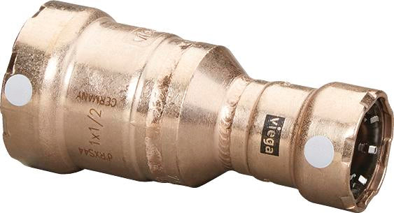 Viega Megapress Reducer Cunife 90/10" – 1 × 1/2" | Viega SeaPress System (SKU: 88475)