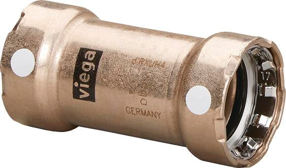 Viega Megapress Coupling Cunife 90/10" – 1/2" × 1/2" | Viega SeaPress System (SKU: 88425)