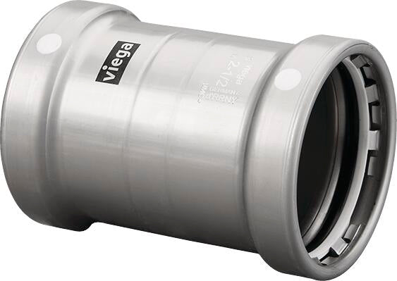 Viega Megapress Coupling Carbon Steel Zinc – Nickel Coating – 3 × 3 | Viega MegaPress System (SKU: 26690)