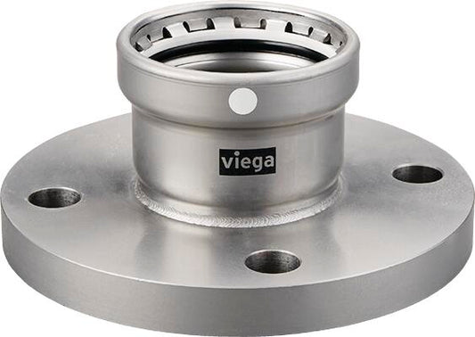 Viega Megapress Flange Carbon Steel Zinc – Nickel Coating Bolt Pattern: 4 Bolt Pattern Diameter: 6 – 3 | Viega MegaPress System (SKU: 26780)