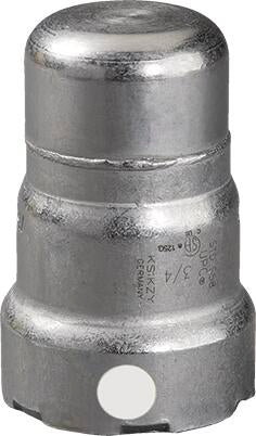 Viega Megapress Cap Carbon Steel Zinc – Nickel Coating – 3/4" | Viega MegaPress System (SKU: 84105)