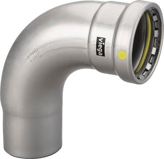 Viega Megapressg 90° Street Elbow Carbon Steel Zinc – Nickel Coating Ftg (ips): 3 – 3 | Viega MegaPressG System (SKU: 28620)