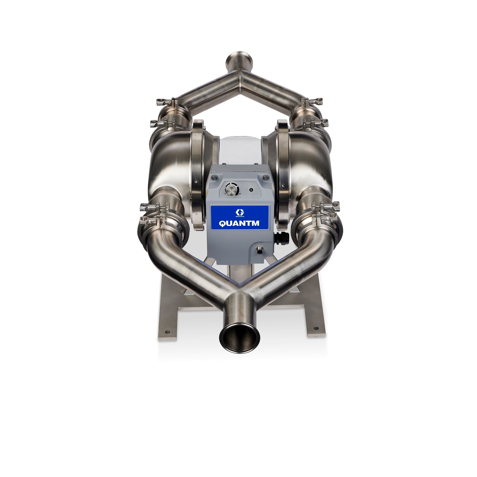 GRACO QUANTM h120, 3" Tri-clamp, HS SST Electric Diaphragm Pump (Part No. HE120-1520)