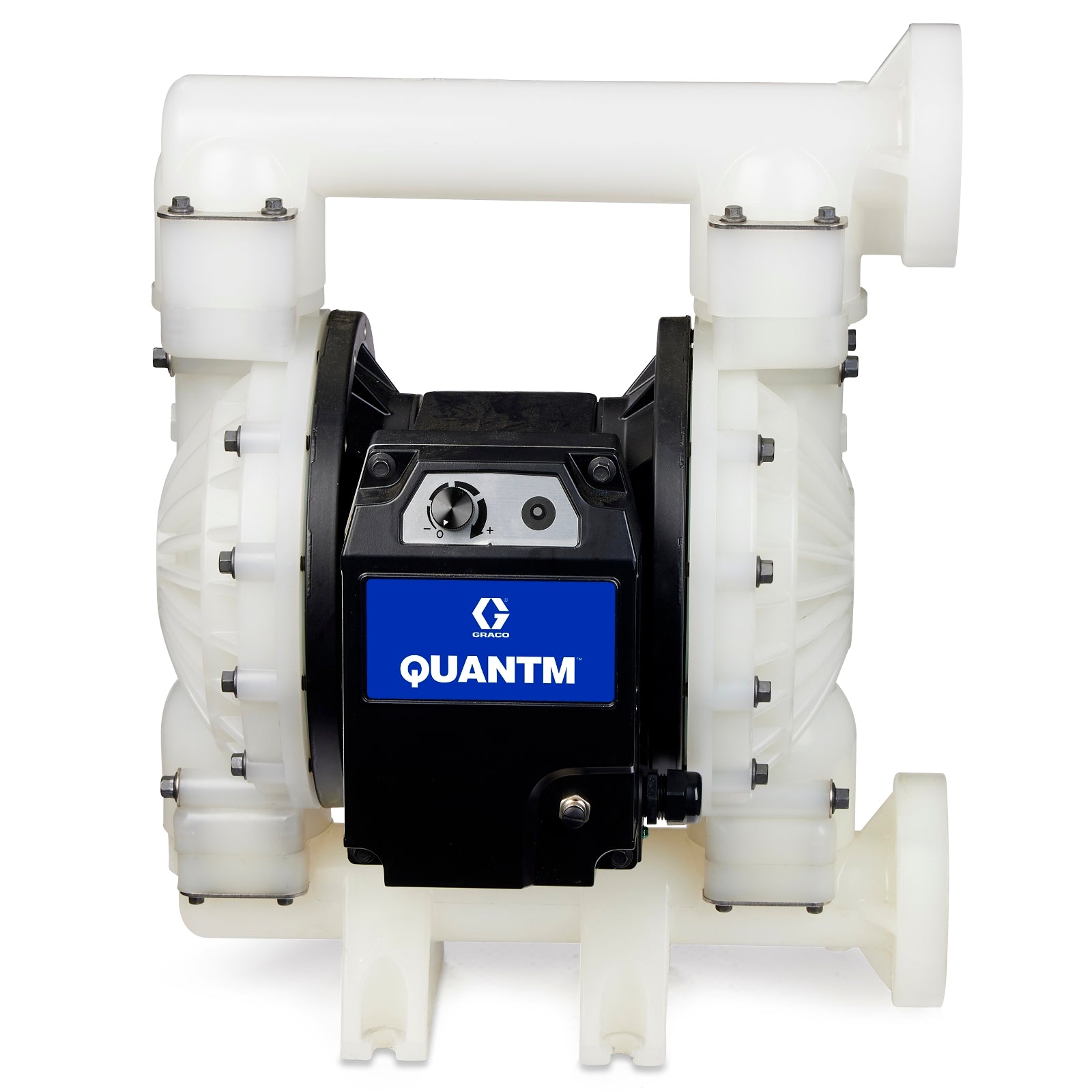 GRACO QUANTM i120, 2" Flange, PVDF (Kynar) Electric Diaphragm Pump (Part No. TE120-1400)