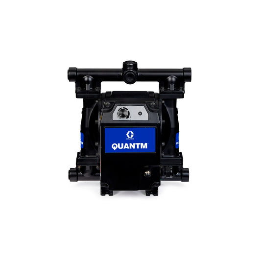 GRACO QUANTM i30 Electric Diaphragm Pump, 1" NPT, Aluminum Center, SS Seat, PT Ball, TP Diaphragm (Part No. TE30-0485)