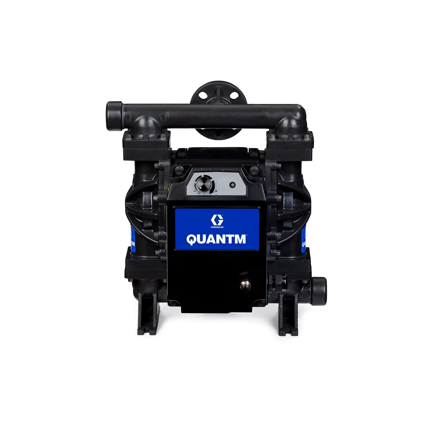 Graco TE30-0138 QUANTM i30, 1"Flange, PVDF (Kynar) Electric Diaphragm Pump, FluxCore Drive, 120 VAC 1_, AL Center, PV Seat, SS Ball, PS Diaphragm Innoflo Solutions