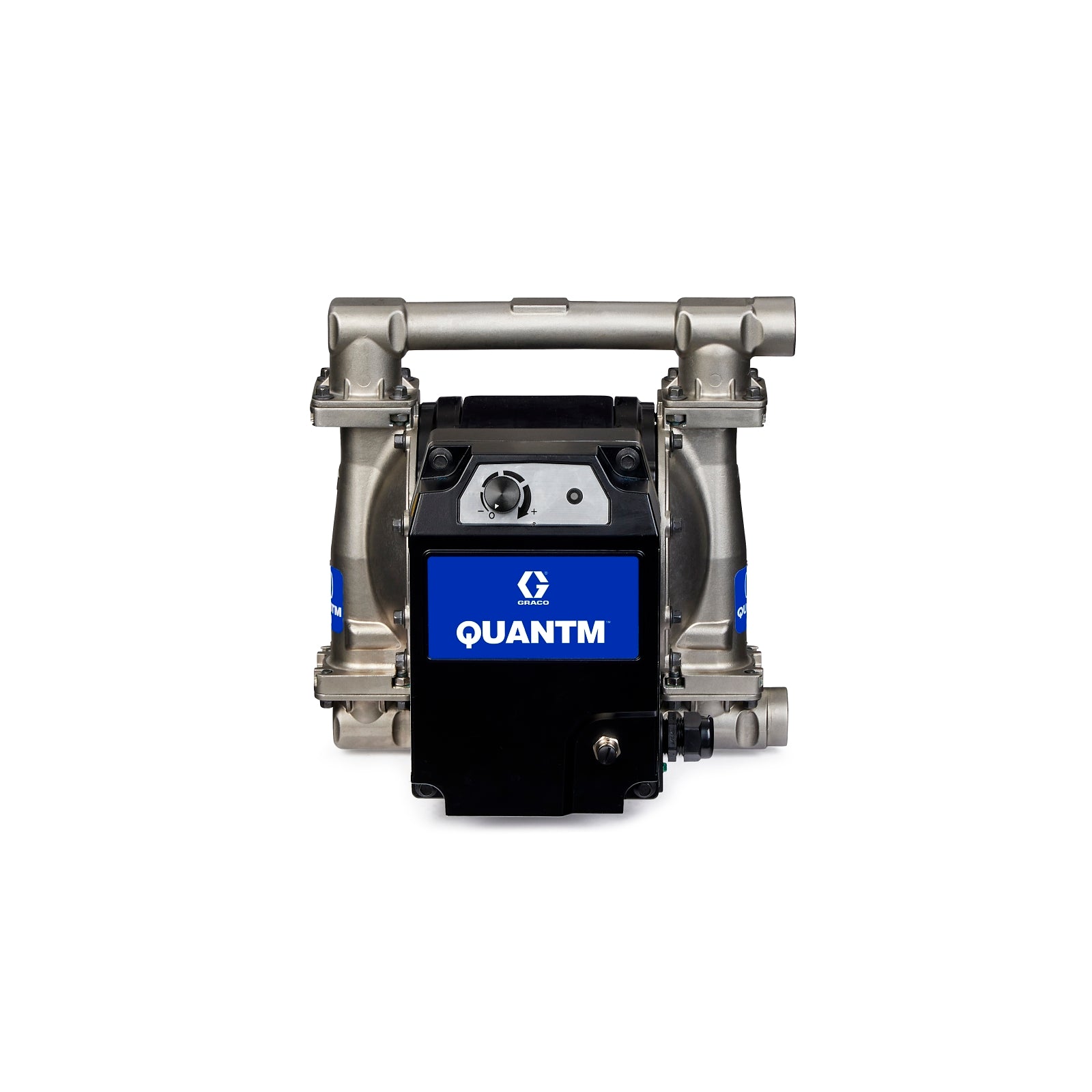 GRACO QUANTM i30, 1"NPT, Stainless Steel Electric Diaphragm Pump, 380-480 VAC 3Ph, FEP AL Center, SA Seat, PT Ball, PS Diaphragm (Part No. TE30-1205)