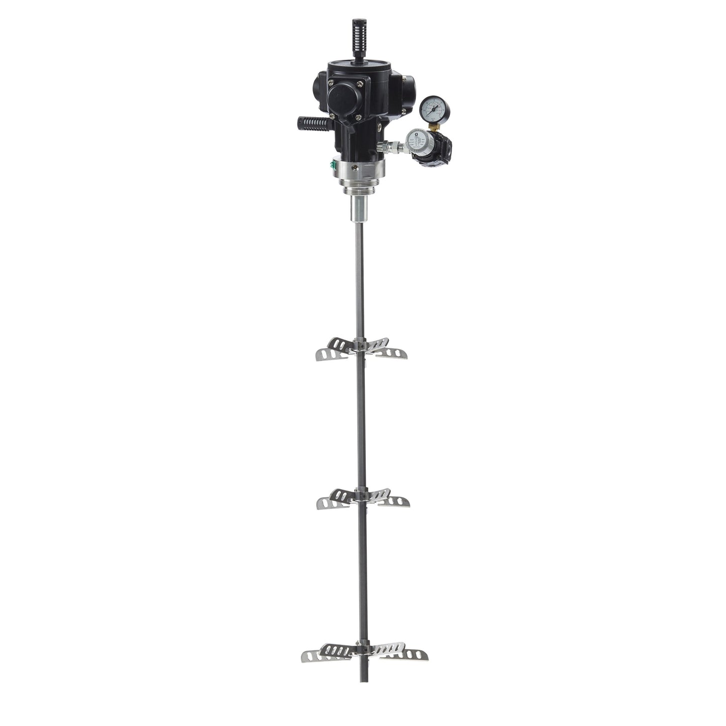 GRACO Stainless Steel Direct Drive, 55 Gallon (208 L), Bung Mount, Expanding Blade (Part No. 25C530)