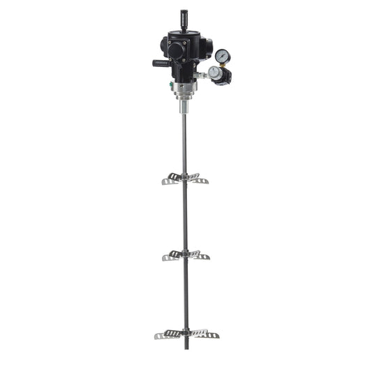 GRACO Stainless Steel Direct Drive, 55 Gallon (208 L), Bung Mount, Expanding Blade (Part No. 25C530)
