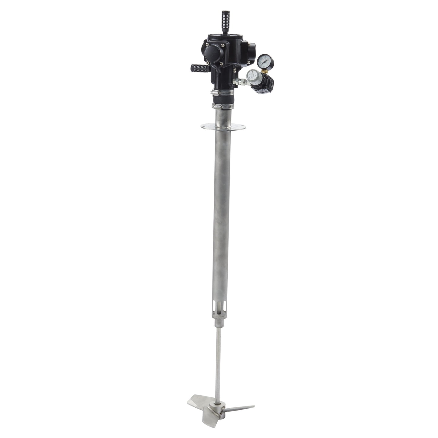 GRACO Stainless Steel Direct Drive Agitator, 30/55 Gallon, 1 Stainless Steel 8-inch (20 cm) Impeller (Part No. 25M481)