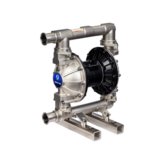 GRACO SaniForce 1050 Beverage Pump, 1" FG SST Pneumatic Diaphragm Pump, AL Center, SS Seats, CW Balls, SP Diaphragms (Part No. 26D635)