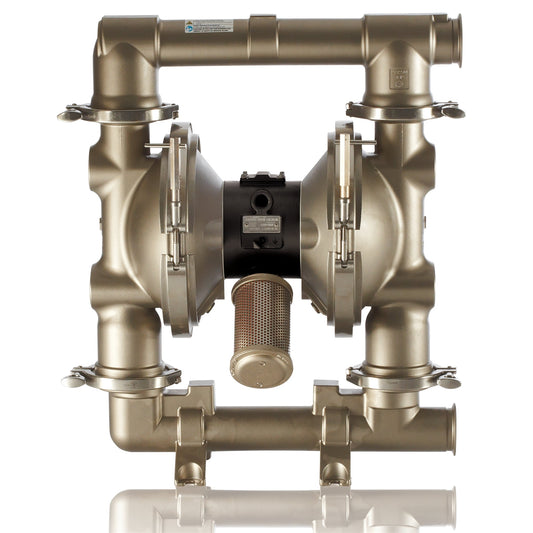 GRACO SaniForce 1040, 1" FG SST Pneumatic Diaphragm Pump, AL Center, SS Seats, PT Balls, PT Diaphragms (Part No. FA1111)