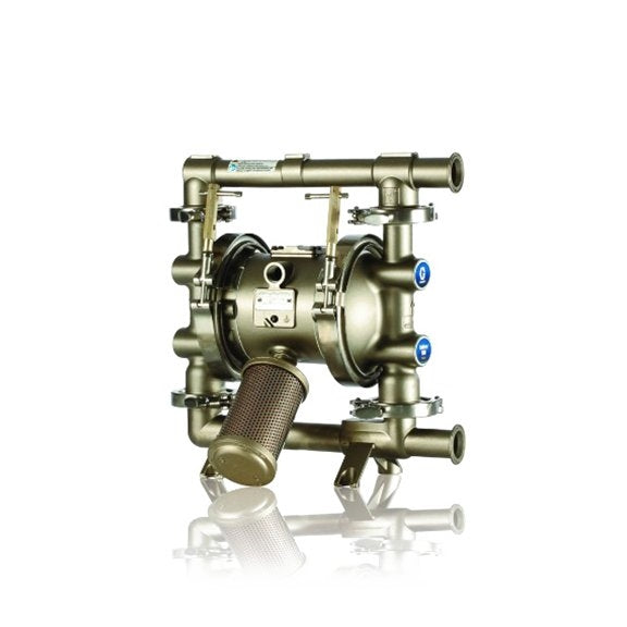 GRACO SaniForce 1040, 1" FG SST Pneumatic Diaphragm Pump, SS Center, SS Seats, PT Balls, PO Diaphragms (Part No. FD1213)