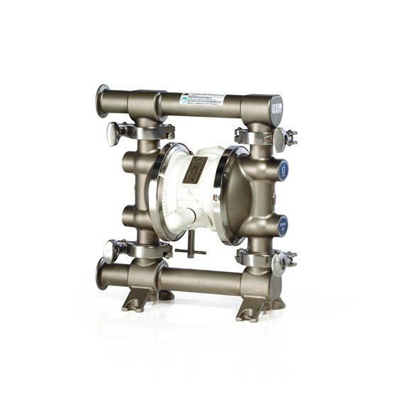 GRACO SaniForce 515, 1/2" FG SST Pneumatic Diaphragm Pump, Poly Center, SS Seats, PT Balls, PT Diaphragms (Part No. FD5611)