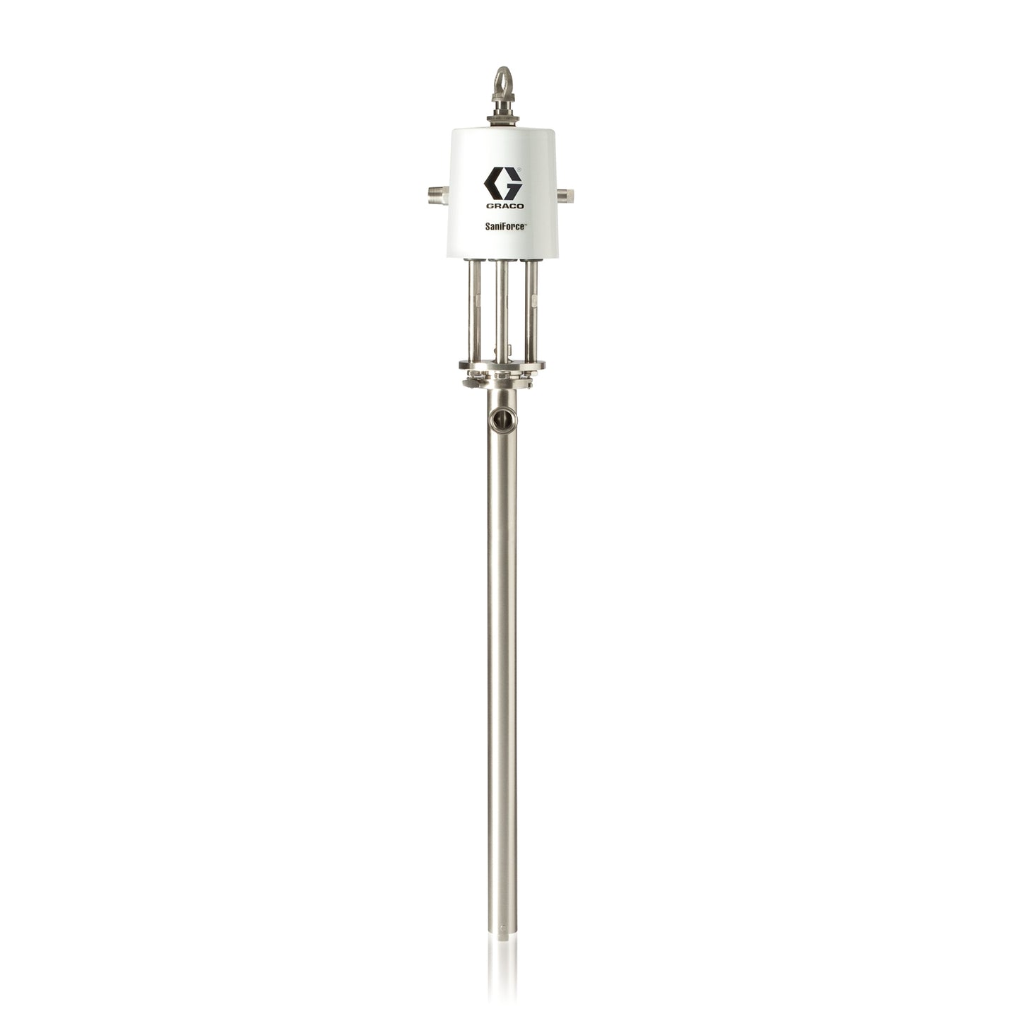 GRACO 6:1 Ratio SaniForce Drum Length RAM Double Ball Piston Pump (Part No. 24G740)