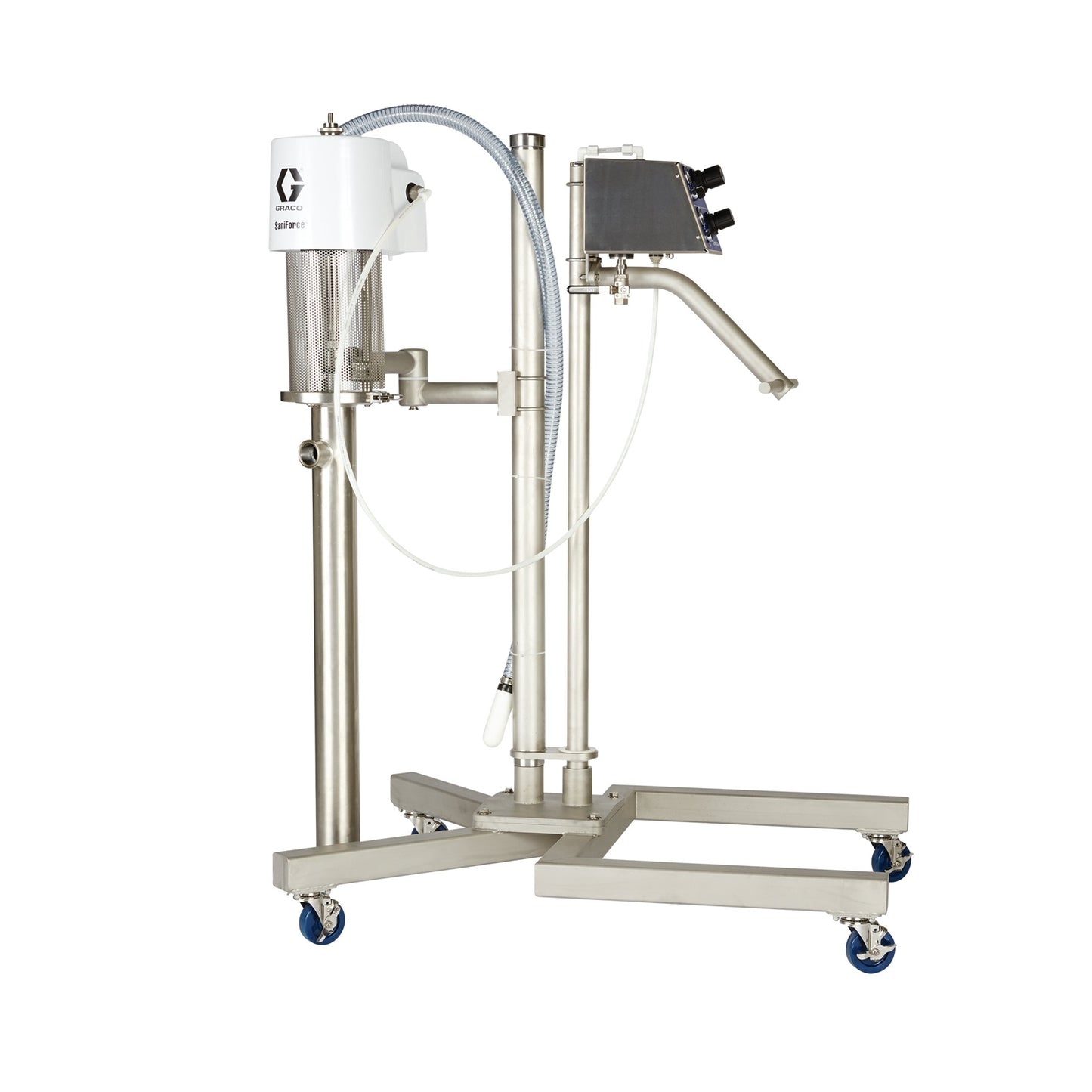 GRACO SaniForce 5:1 Ratio Piston Pump for Sanitary Applications to Transfer Low to Medium Viscosity Fluids (Part No. 24V324)