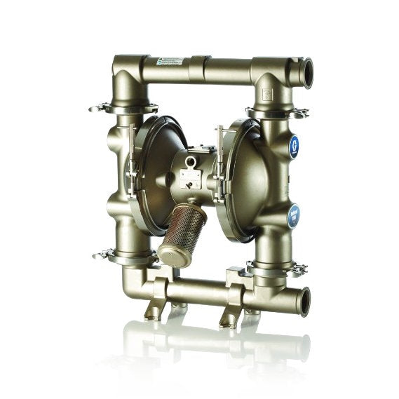 GRACO SaniForce 2150, 2" FG SST Pneumatic Diaphragm Pump, SS Center, SS Seats, FK Balls, FK Diaphragms (Part No. FD3244)