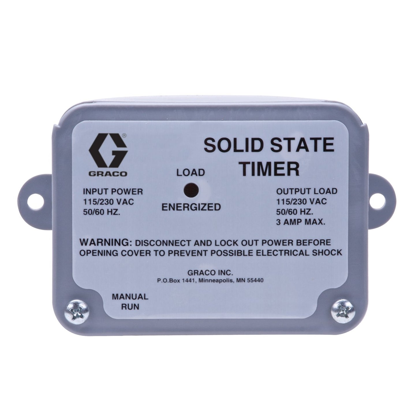 GRACO LubriSystem Solid State Timer - 115 VAC (Part No. 562872)